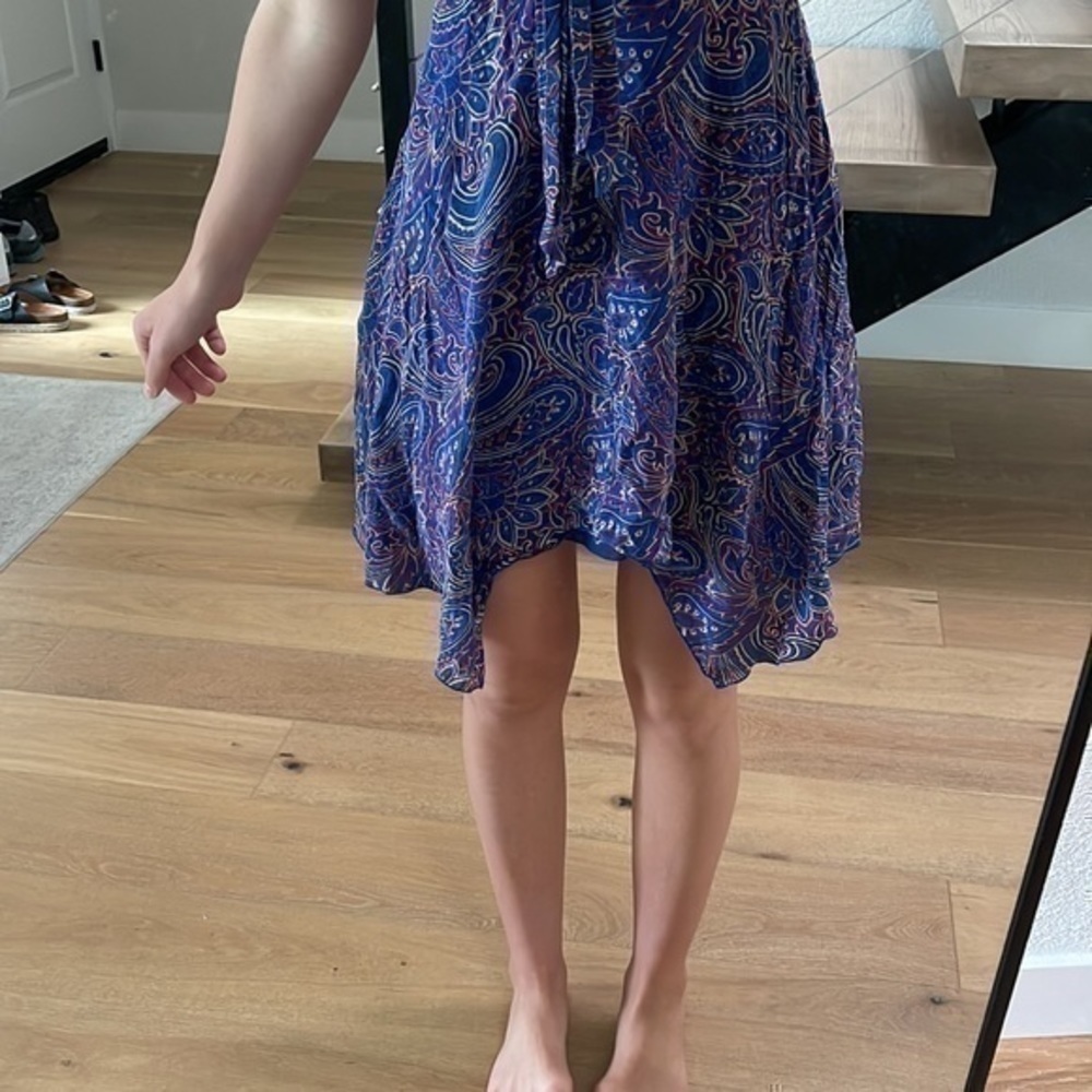 100% silk | gorgeous guess jeans dress - Picture 8 of 9